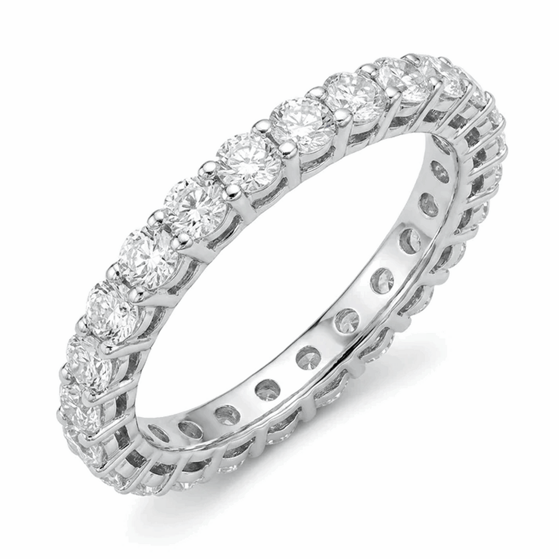 Moissanite Full Eternity Ring