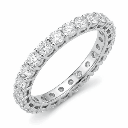 Moissanite Full Eternity Ring