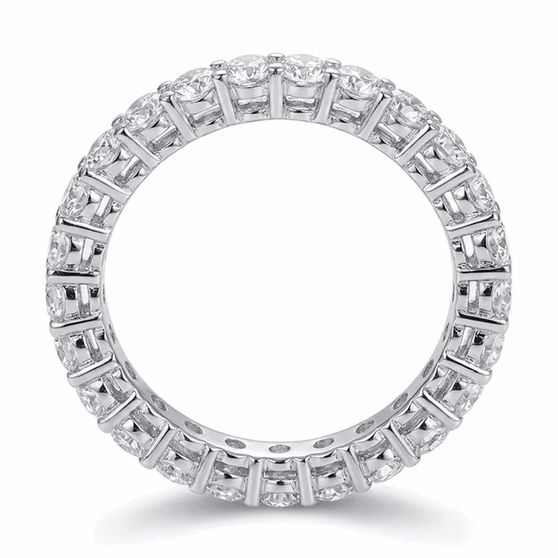 Moissanite Full Eternity Ring