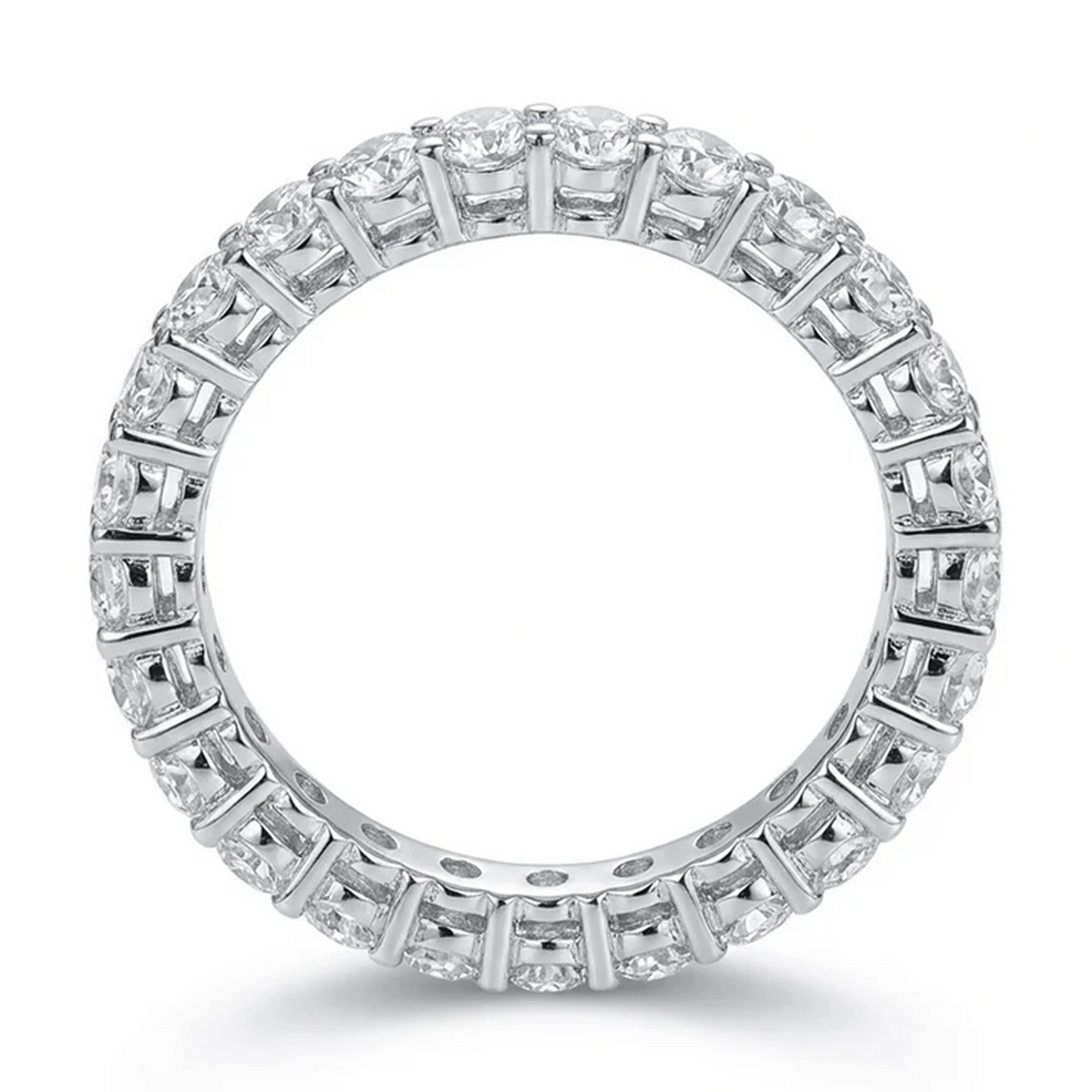 Moissanite Full Eternity Ring – 1.62ct