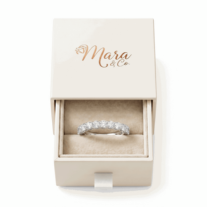 Moissanite Full Eternity Ring