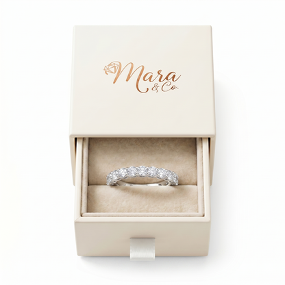 Moissanite Full Eternity Ring – 1.62ct