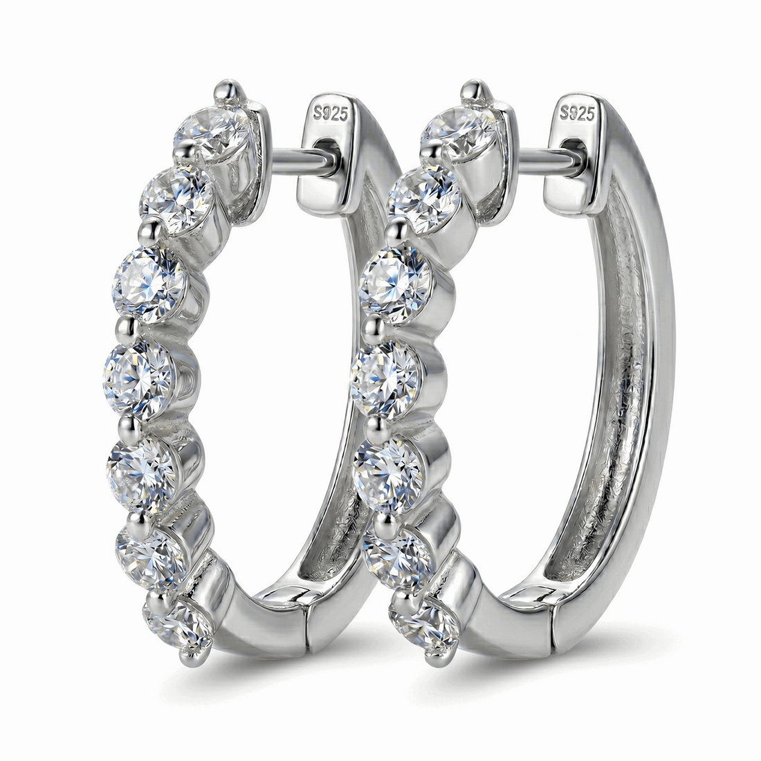 Half Hoop Huggie Earrings