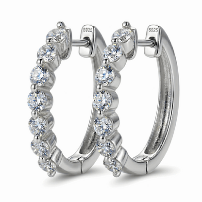 Half Hoop Huggie Earrings