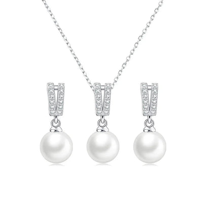 S925 Sterling Silver Pearl Necklace