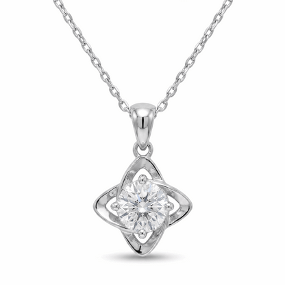 Celtic Knot Moissanite Necklace – 1.0ct