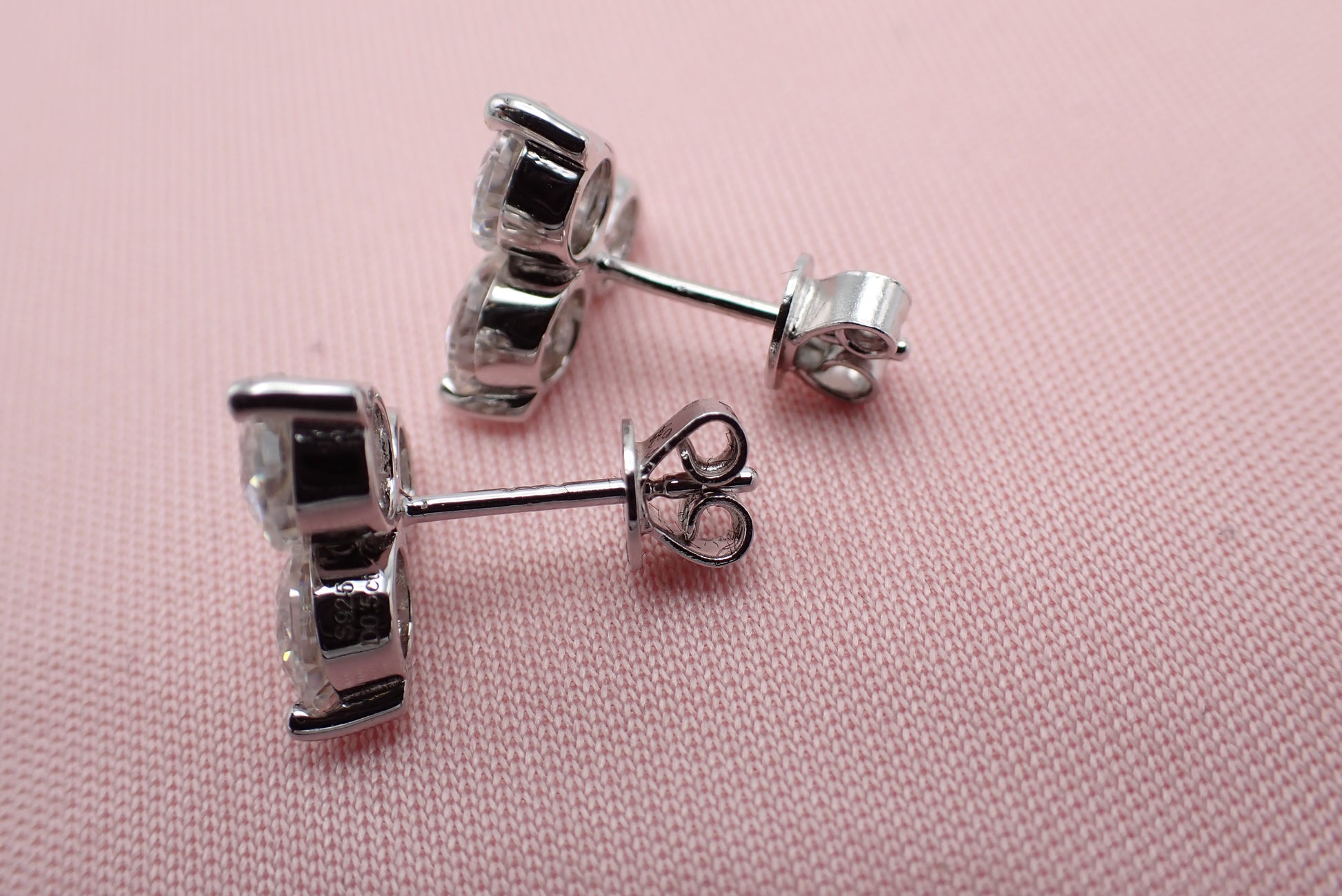 Three Stone Cluster Studs - 3.00ct Total -  Mara & Co UK