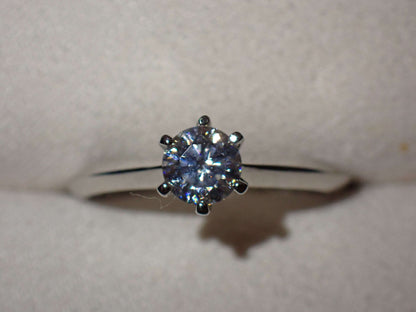 Classic Solitaire Moissanite Ring – 0.5ct -  Mara & Co UK