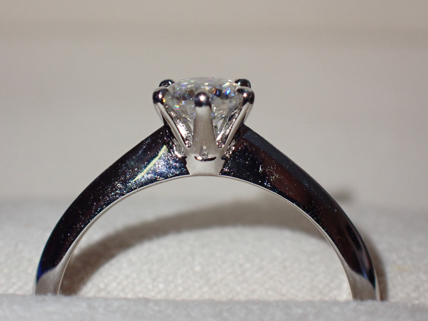 Classic Solitaire Moissanite Ring – 0.5ct