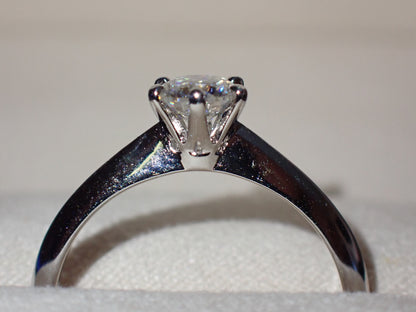 Classic Solitaire Moissanite Ring – 0.5ct -  Mara & Co UK