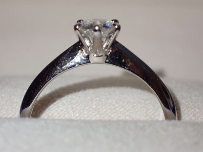 Classic Solitaire Moissanite Ring – 0.5ct -  Mara & Co UK