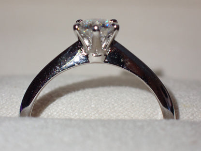 Classic Solitaire Moissanite Ring – 0.5ct -  Mara & Co UK