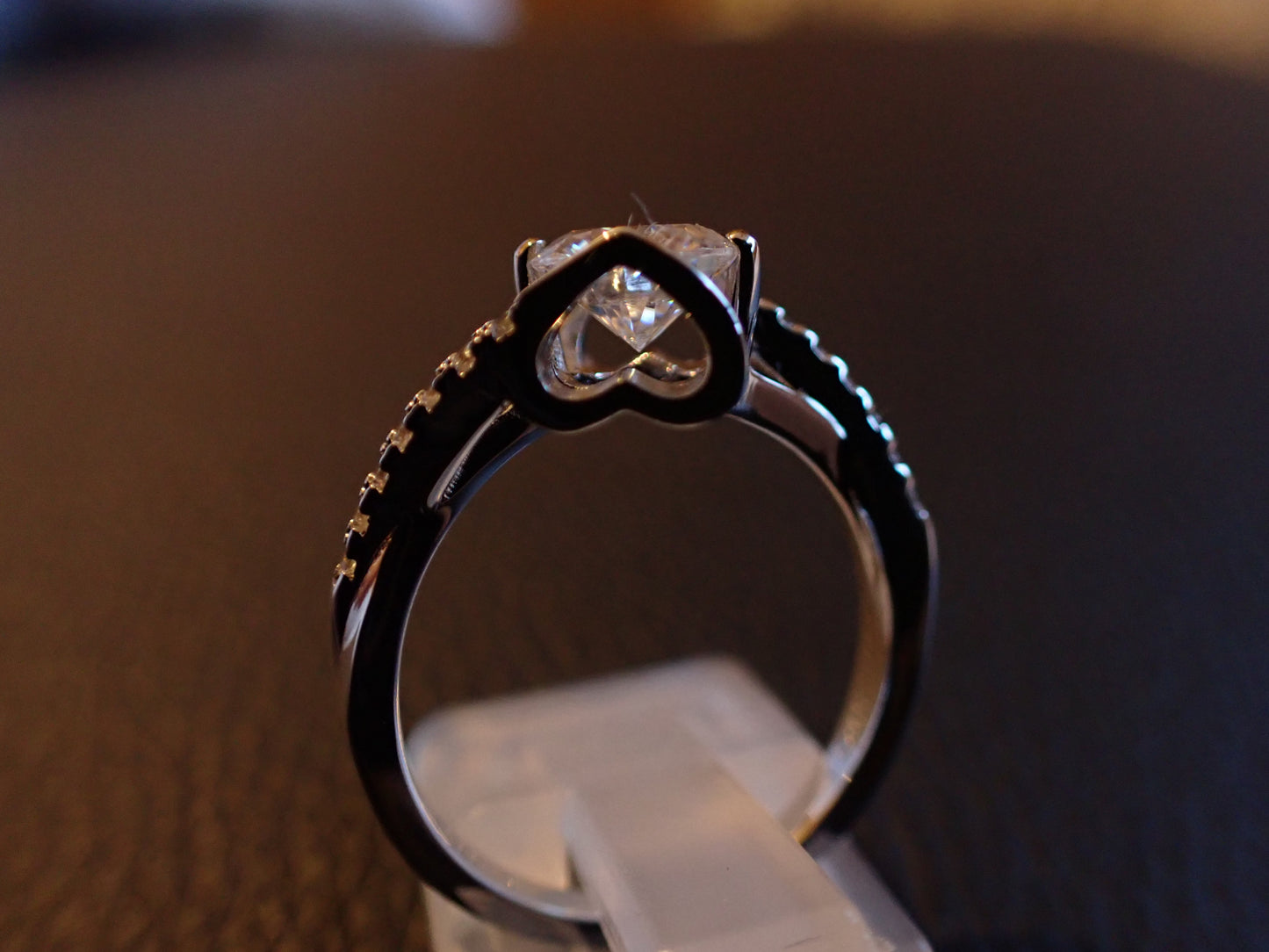 Twisted Pavé Solitaire Moissanite Ring – 0.5ct -  Mara & Co UK