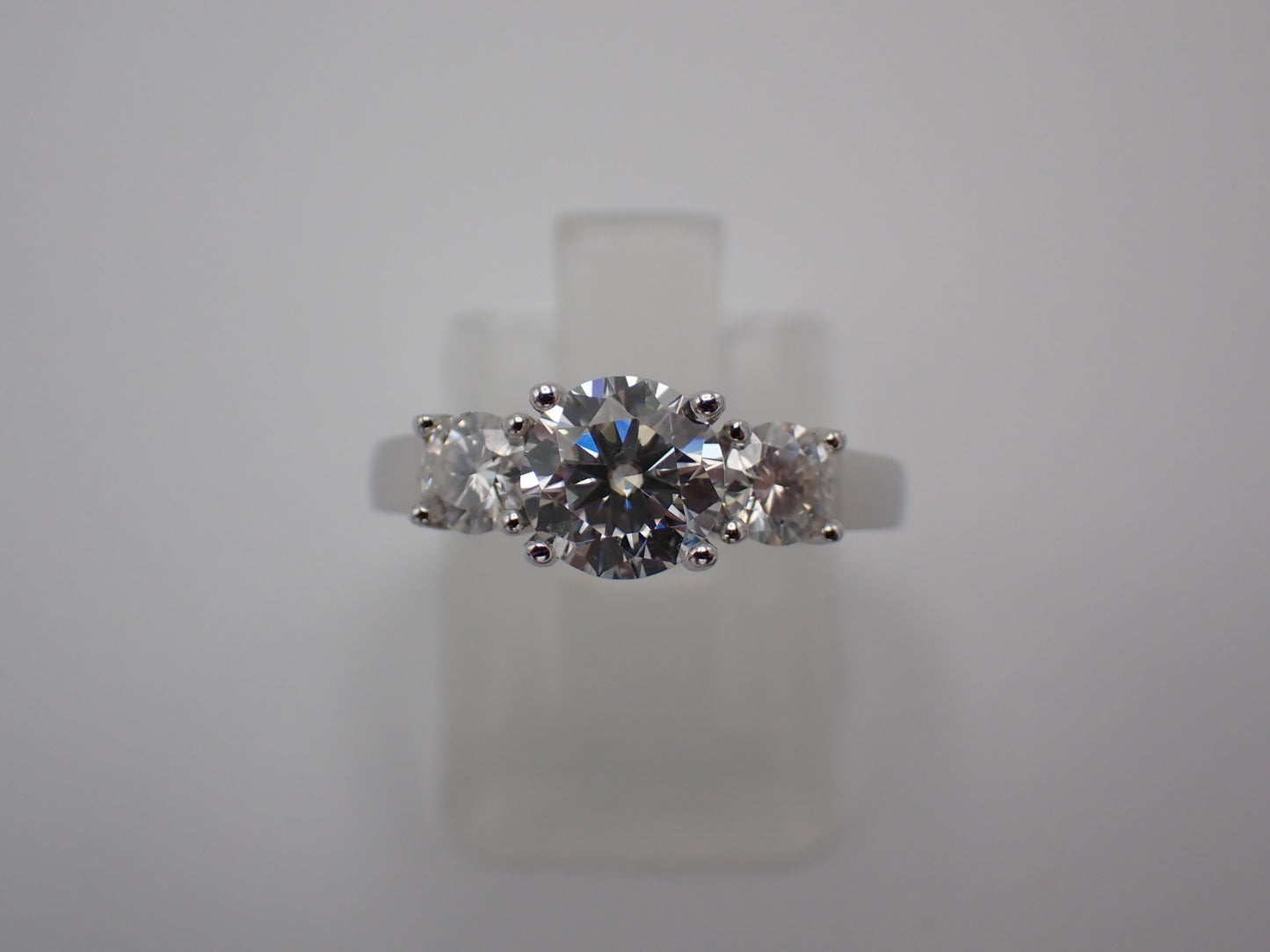Classic Trilogy Moissanite Ring – 1.5ct