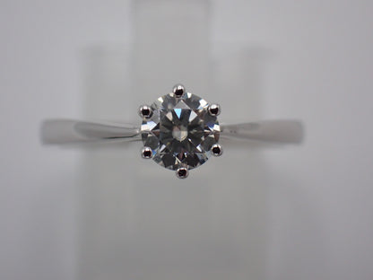 Cathedral Solitaire Moissanite Ring – 0.5ct -  Mara & Co UK