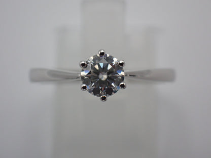 Cathedral Solitaire Moissanite Ring – 0.5ct -  Mara & Co UK