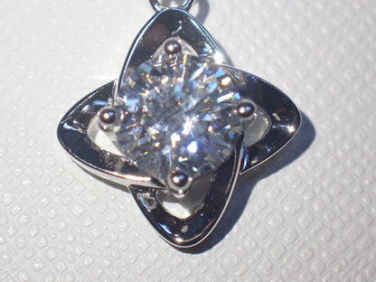 Celtic Knot Moissanite Necklace – 1.0ct -  Mara & Co UK