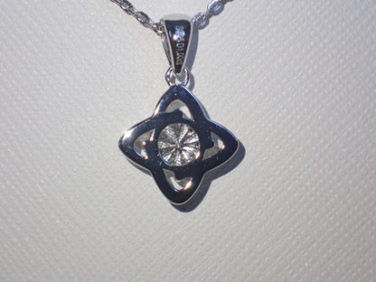 Celtic Knot Moissanite Necklace – 1.0ct -  Mara & Co UK