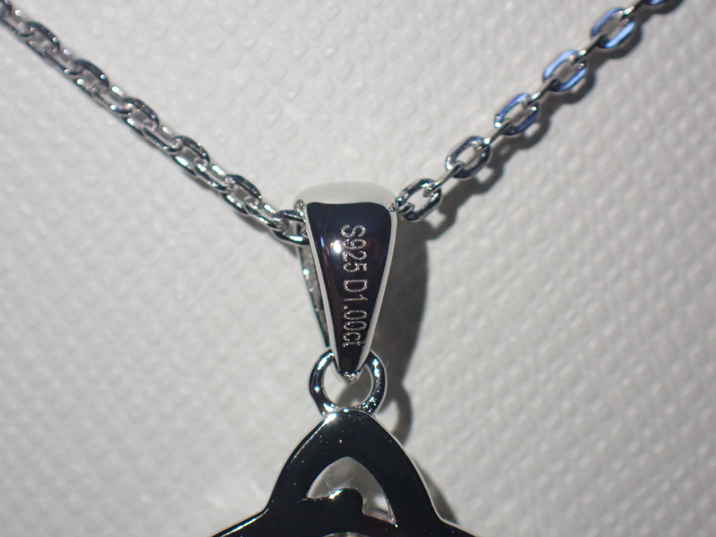 Celtic Knot Moissanite Necklace – 1.0ct -  Mara & Co UK