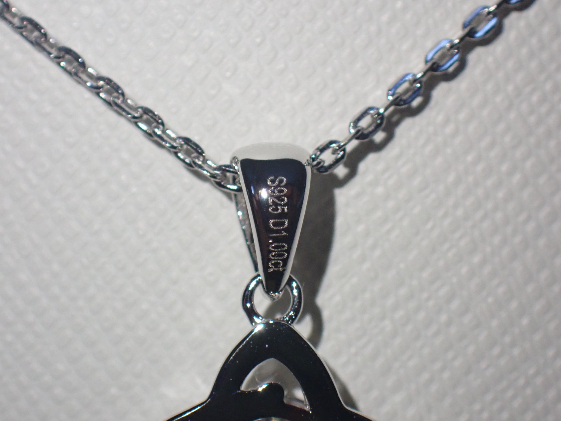 Celtic Knot Moissanite Necklace – 1.0ct -  Mara & Co UK