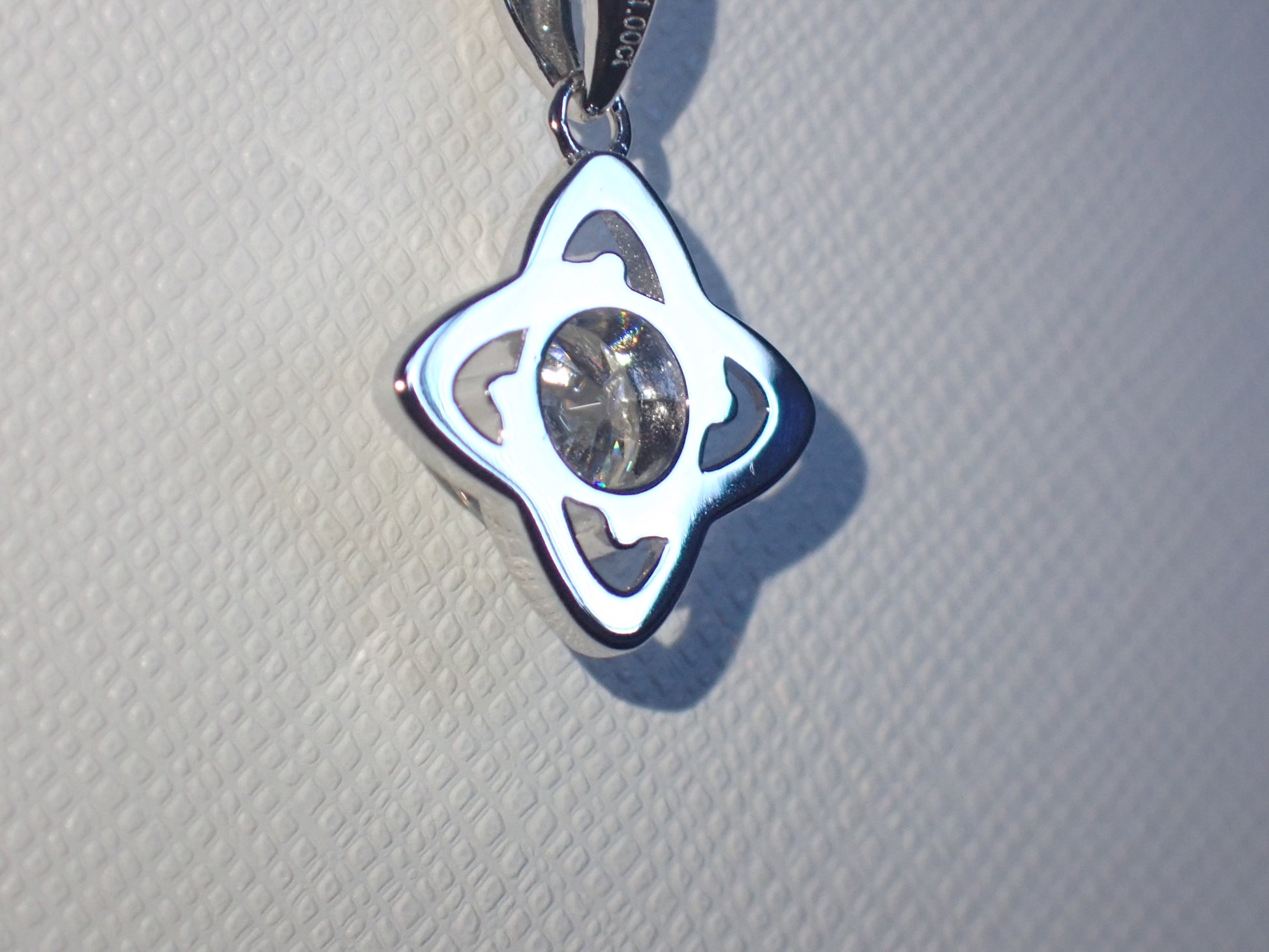 Celtic Knot Moissanite Necklace – 1.0ct -  Mara & Co UK