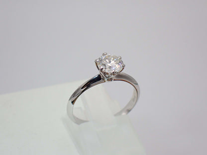 Classic Solitaire Moissanite Ring – 1.0ct -  Mara & Co UK