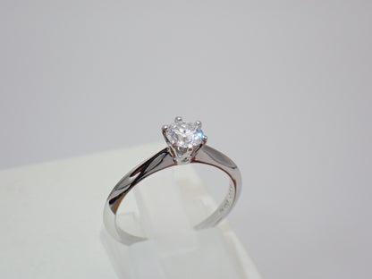 Classic Solitaire Moissanite Ring – 0.5ct -  Mara & Co UK