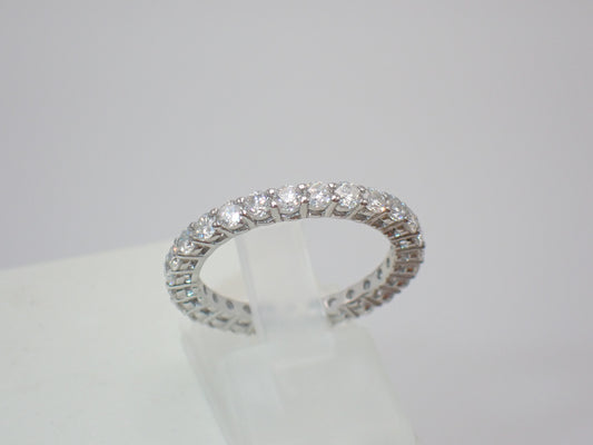 Moissanite Full Eternity Ring – 1.62ct