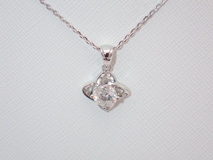 Celtic Knot Moissanite Necklace – 1.0ct -  Mara & Co UK