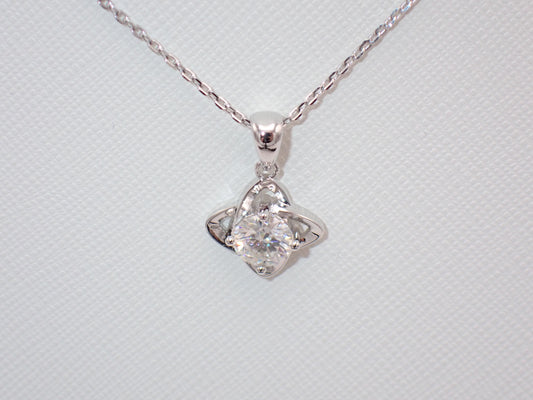 Celtic Knot Moissanite Necklace – 1.0ct