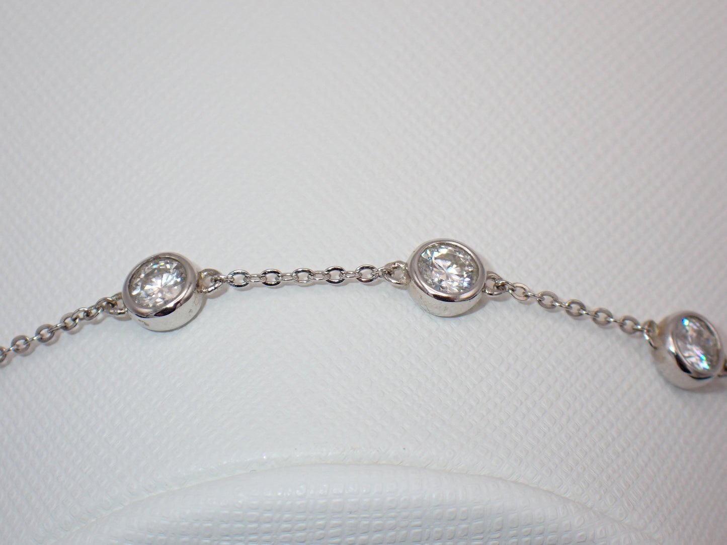 Six Stone Bezel Moissanite Bracelet