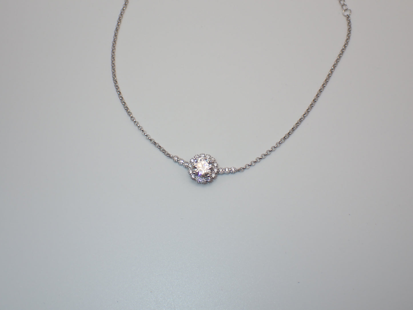 Radiance Halo Moissanite Bracelet – 1.0ct -  Mara & Co UK