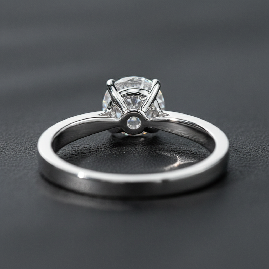 Classic Diamond Solitaire Ring – 1.21ct Round, Platinum