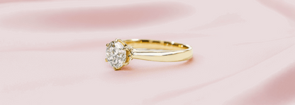 Classic 6 Claw Diamond Solitaire Ring – 1.01ct, 18K Yellow Gold -  Mara & Co UK