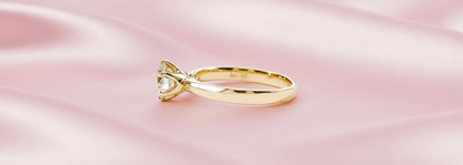 Classic 6 Claw Diamond Solitaire Ring – 1.01ct, 18K Yellow Gold -  Mara & Co UK