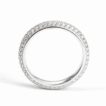 Micro Pavé Moissanite Band