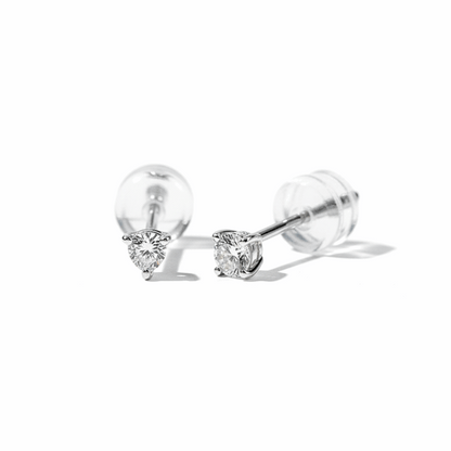 Martini Stud Earrings – 0.10ct Total Lab Diamond, 10K Gold