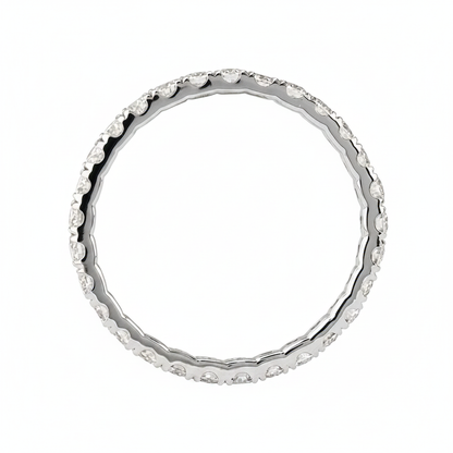 2mm Moissanite Eternity Band